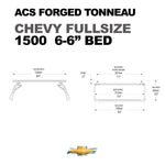 ACS FORGED TONNEAU - RAILS ONLY - Chevrolet