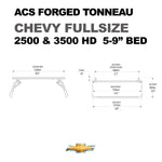 ACS FORGED TONNEAU - RACK ONLY - Chevrolet