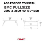ACS FORGED TONNEAU - RAILS ONLY - GMC