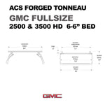 ACS FORGED TONNEAU - RAILS ONLY - GMC