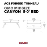 ACS FORGED TONNEAU - RAILS ONLY - GMC