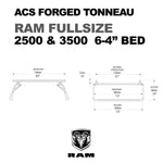 ACS FORGED TONNEAU - RACK ONLY - RAM